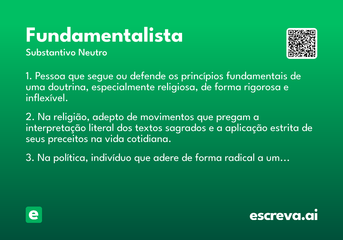 fundamentalista