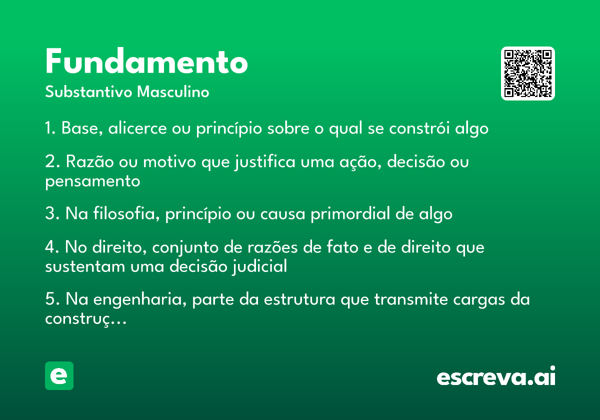 fundamento
