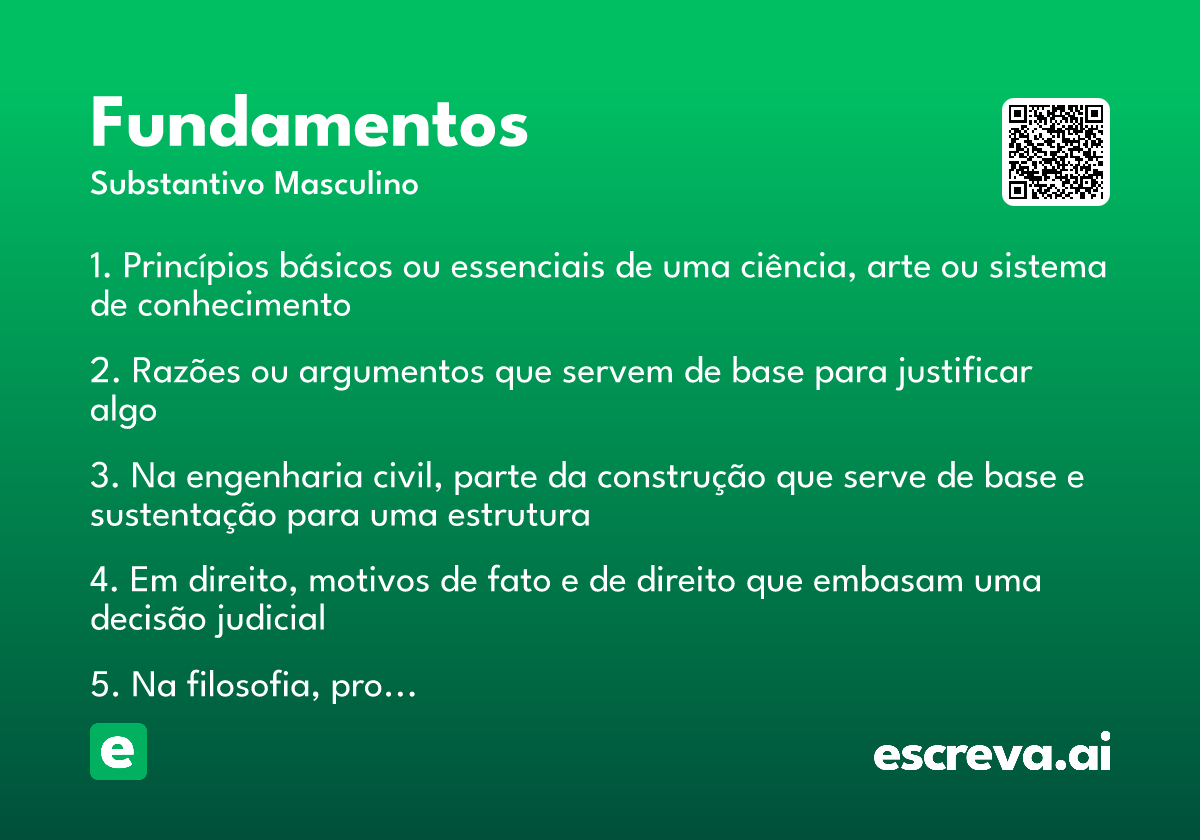 fundamentos