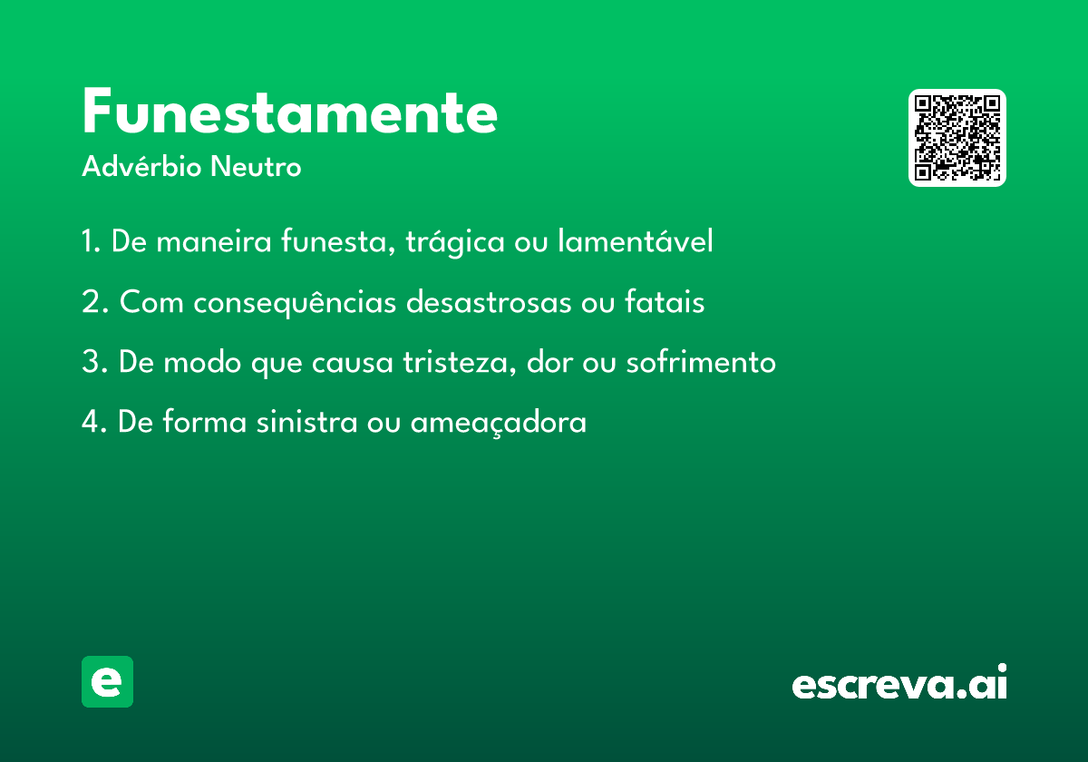 funestamente