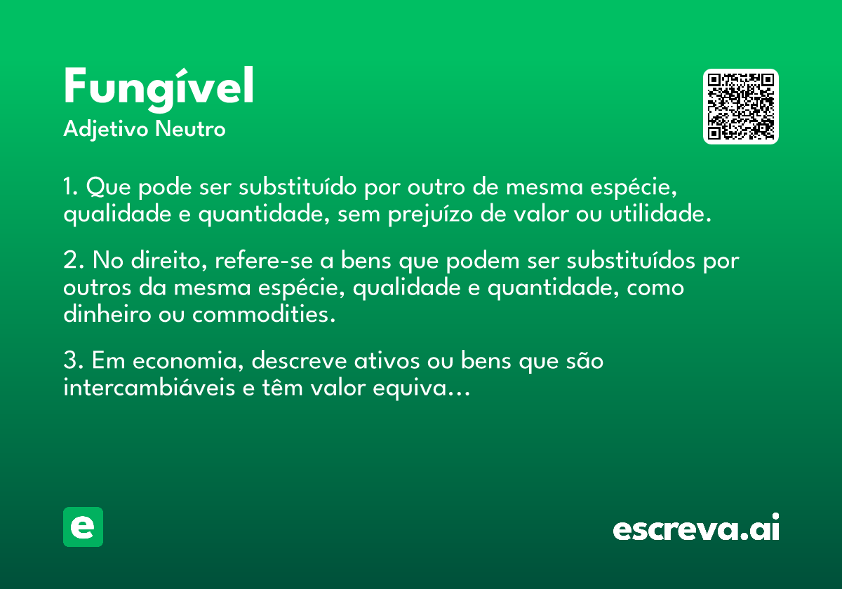 fungível