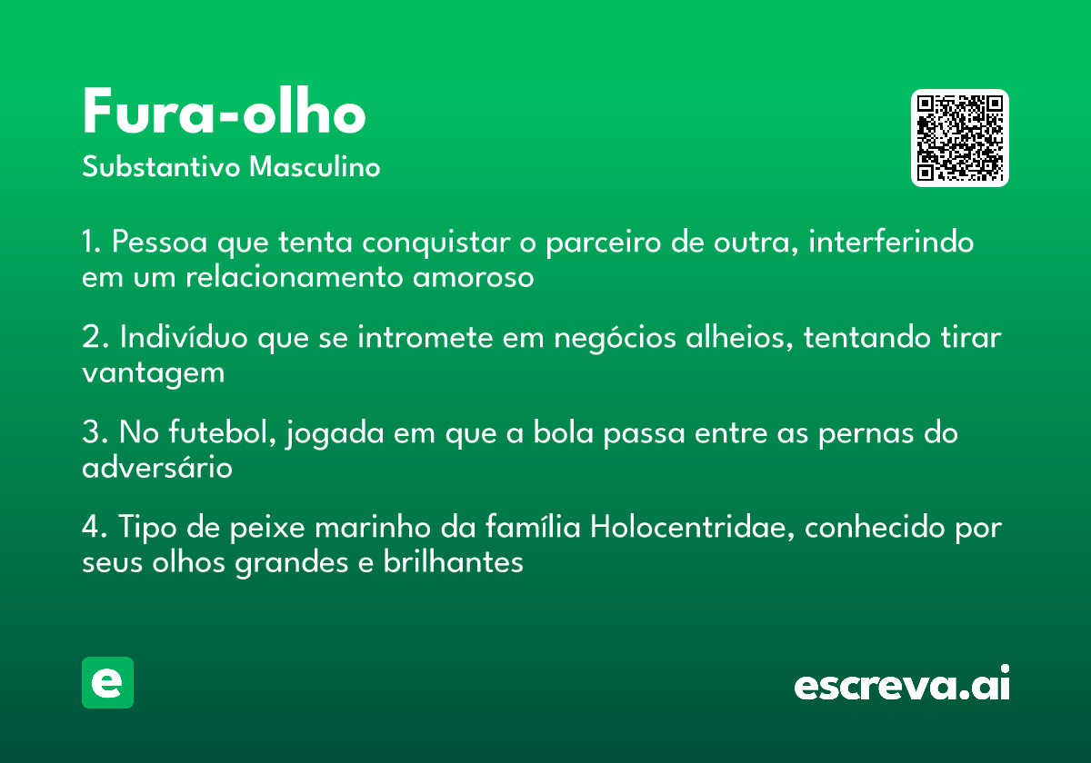 fura-olho