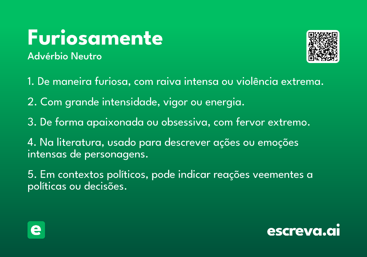 furiosamente