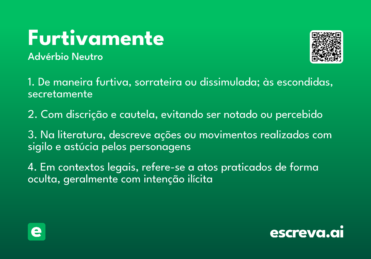 furtivamente