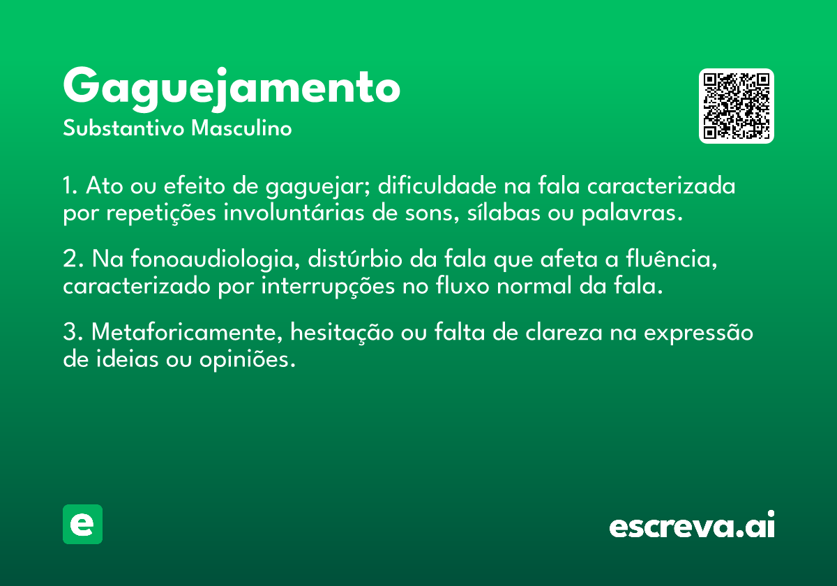 gaguejamento