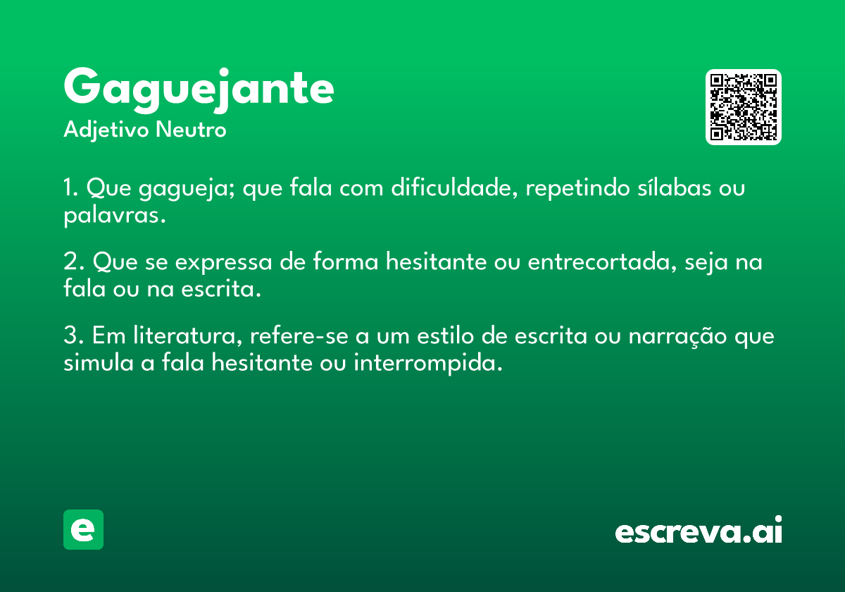 gaguejante