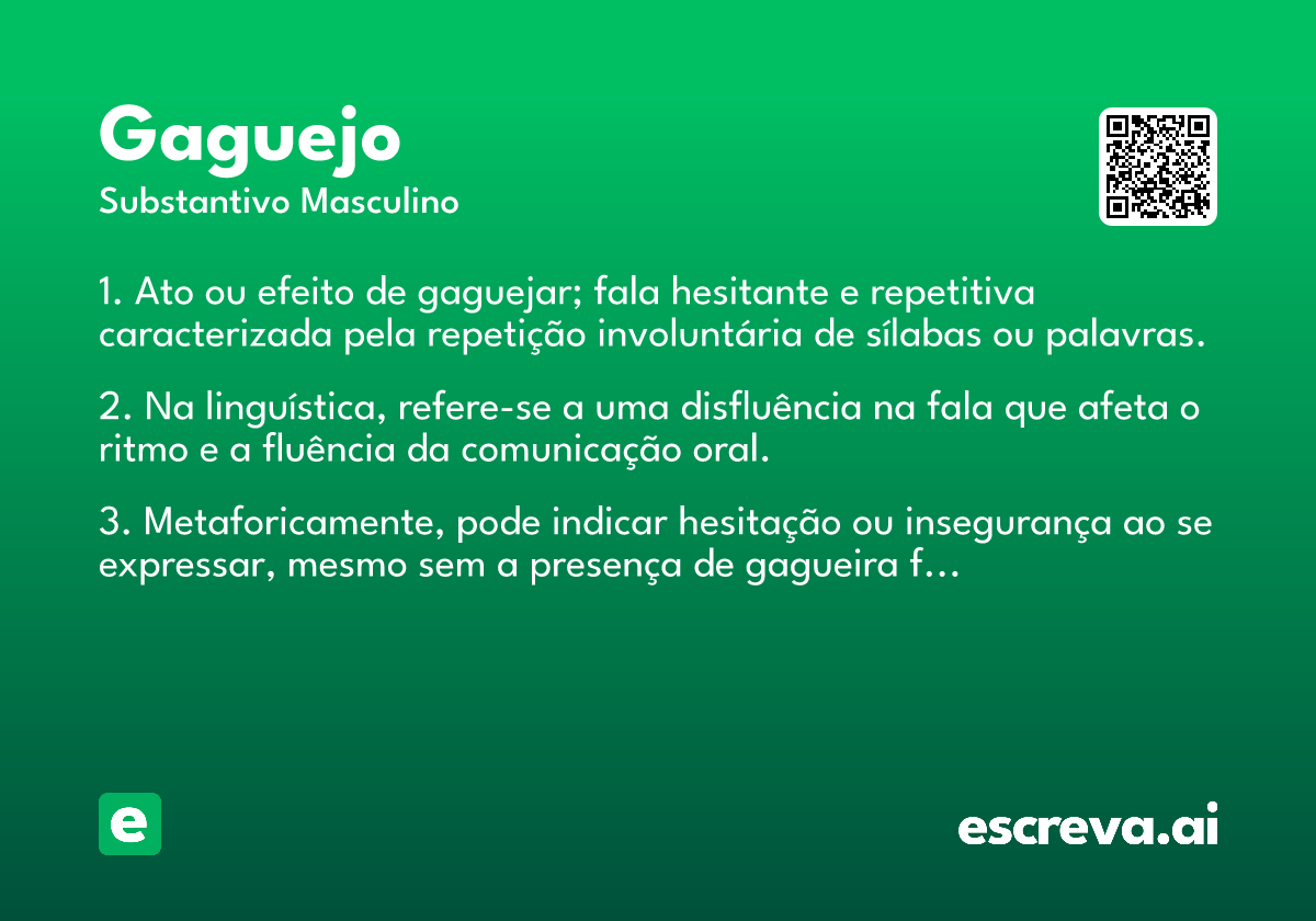 gaguejo
