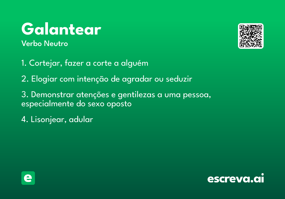 galantear