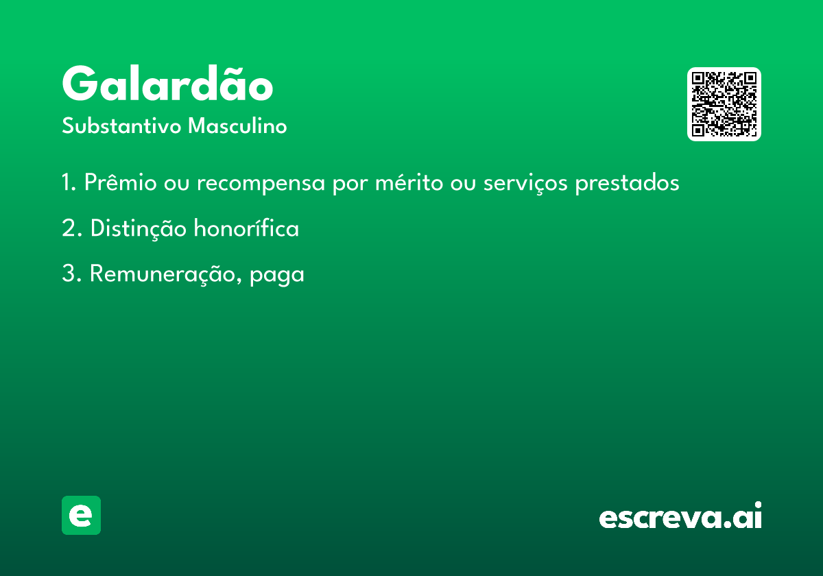galardão