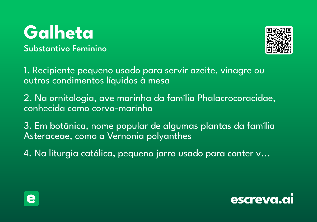 galheta