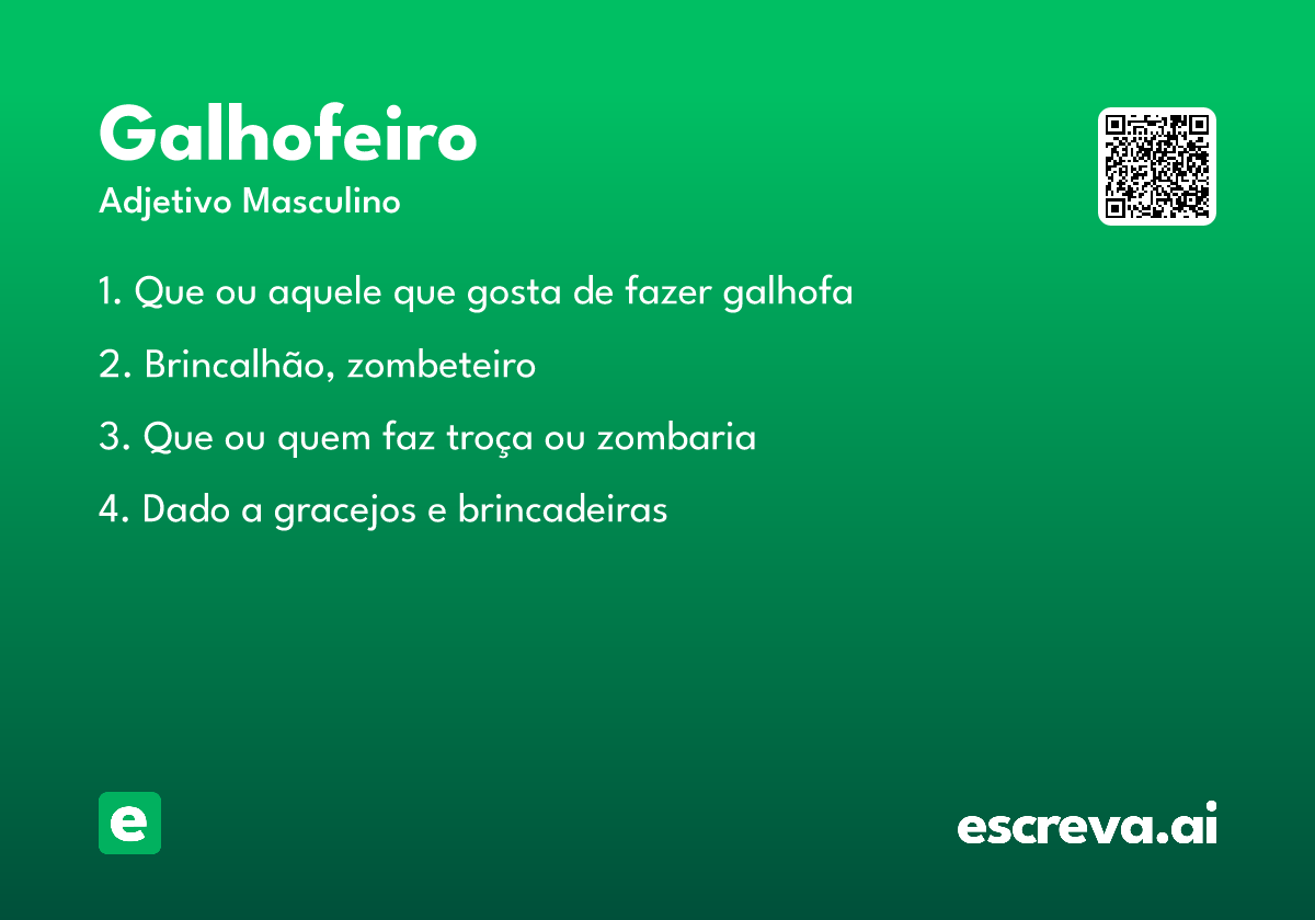 galhofeiro