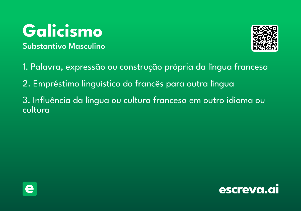 galicismo