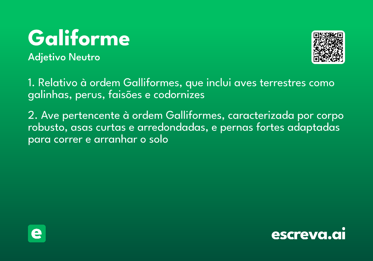 galiforme