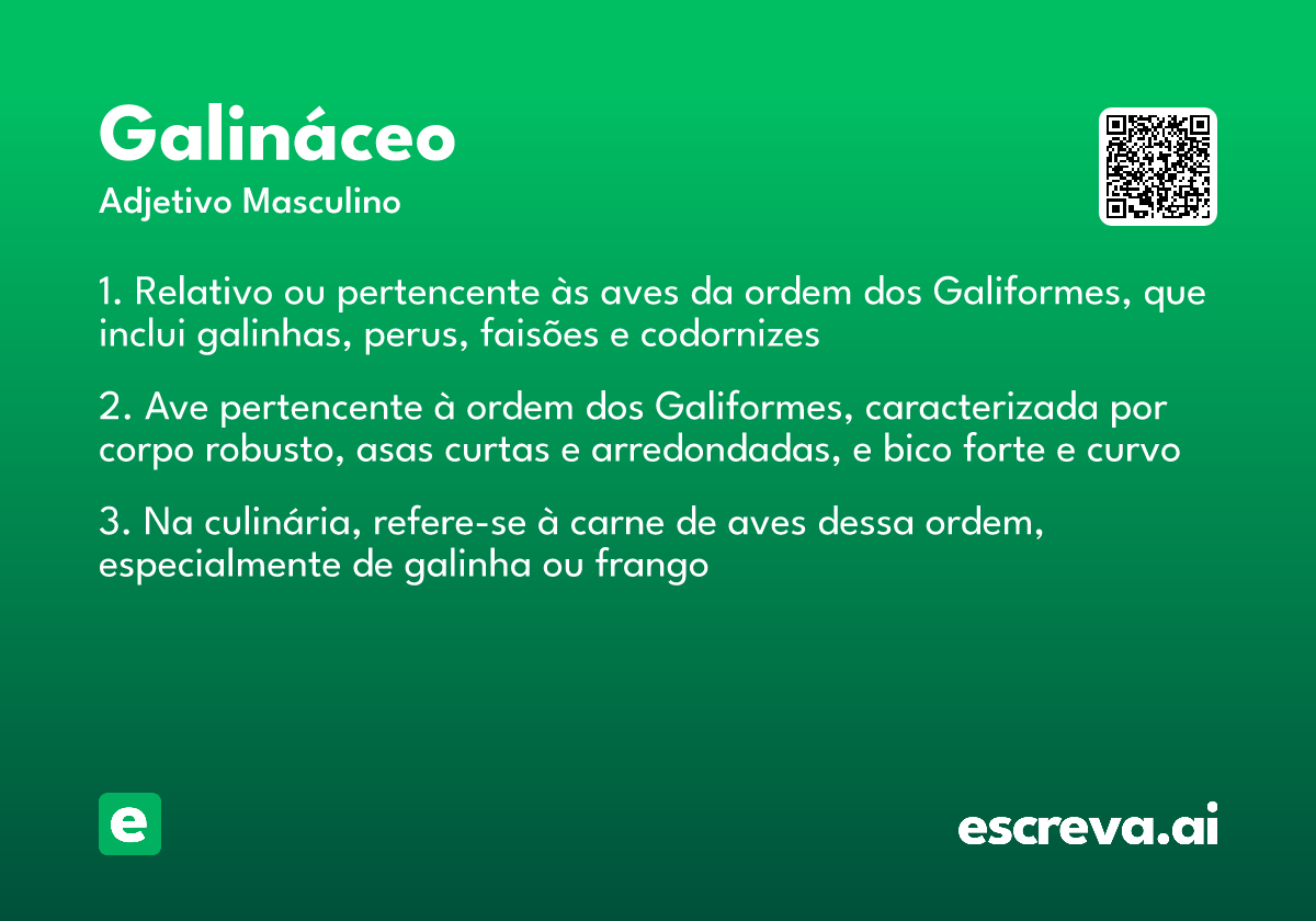 galináceo