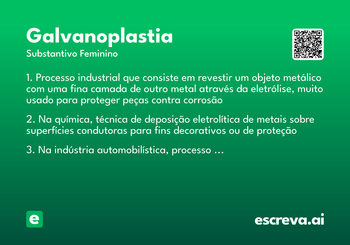 galvanoplastia