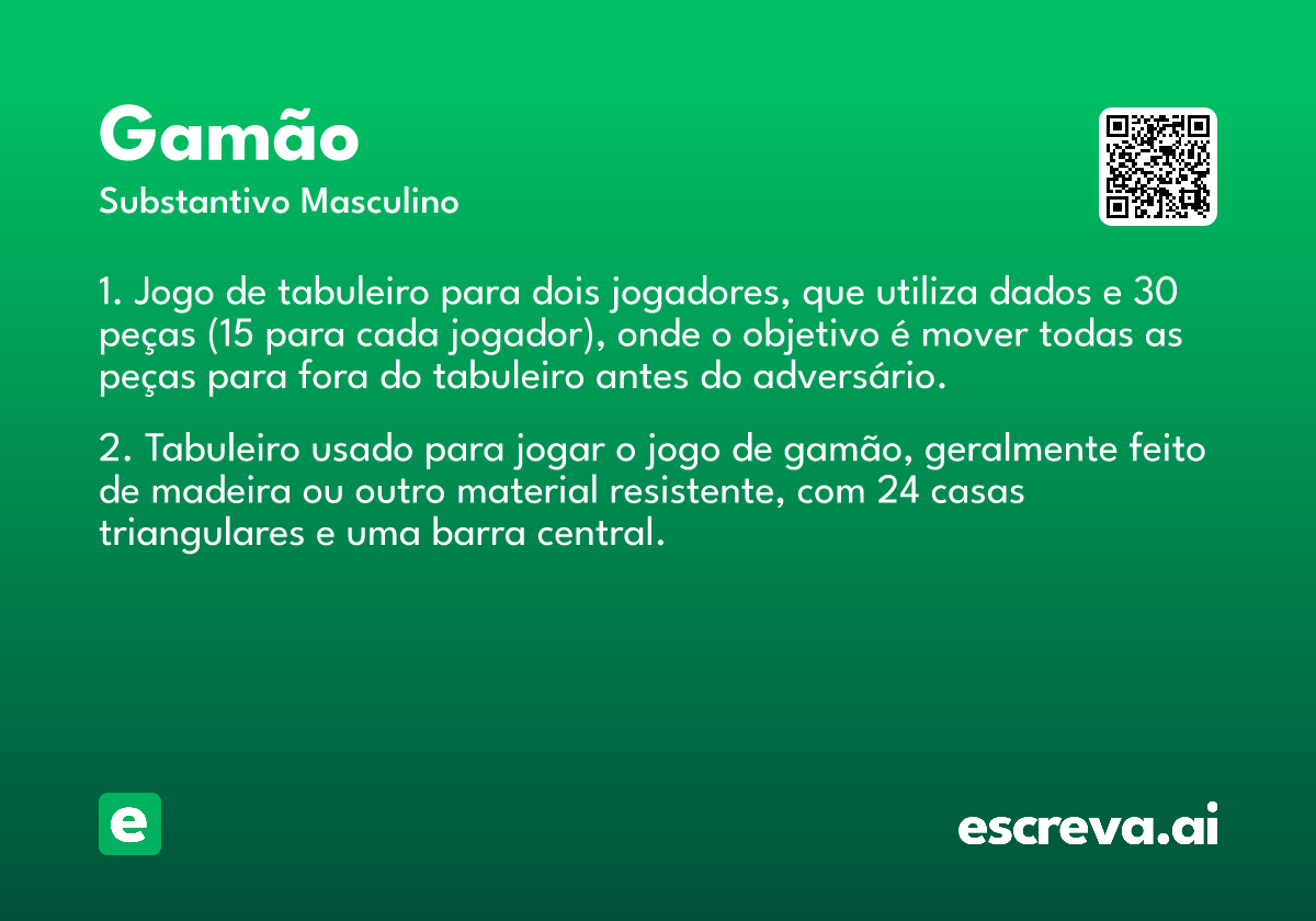 gamão