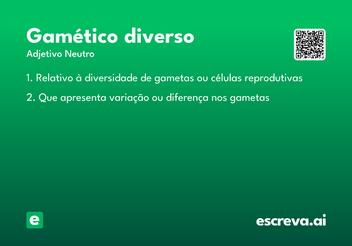 gamético diverso