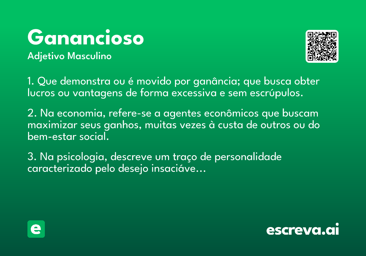 ganancioso