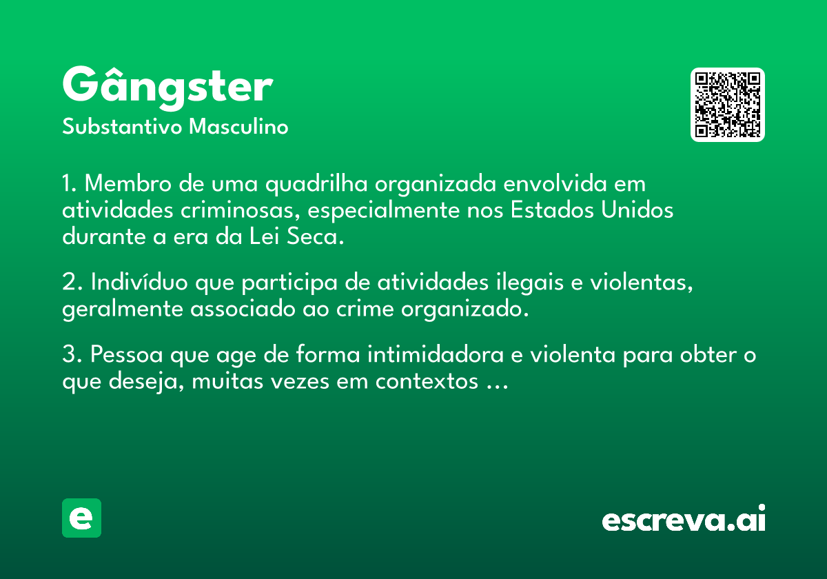 gângster