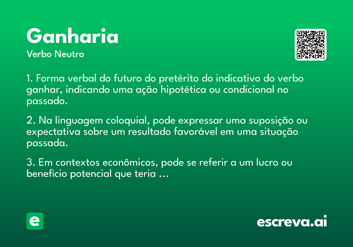 ganharia