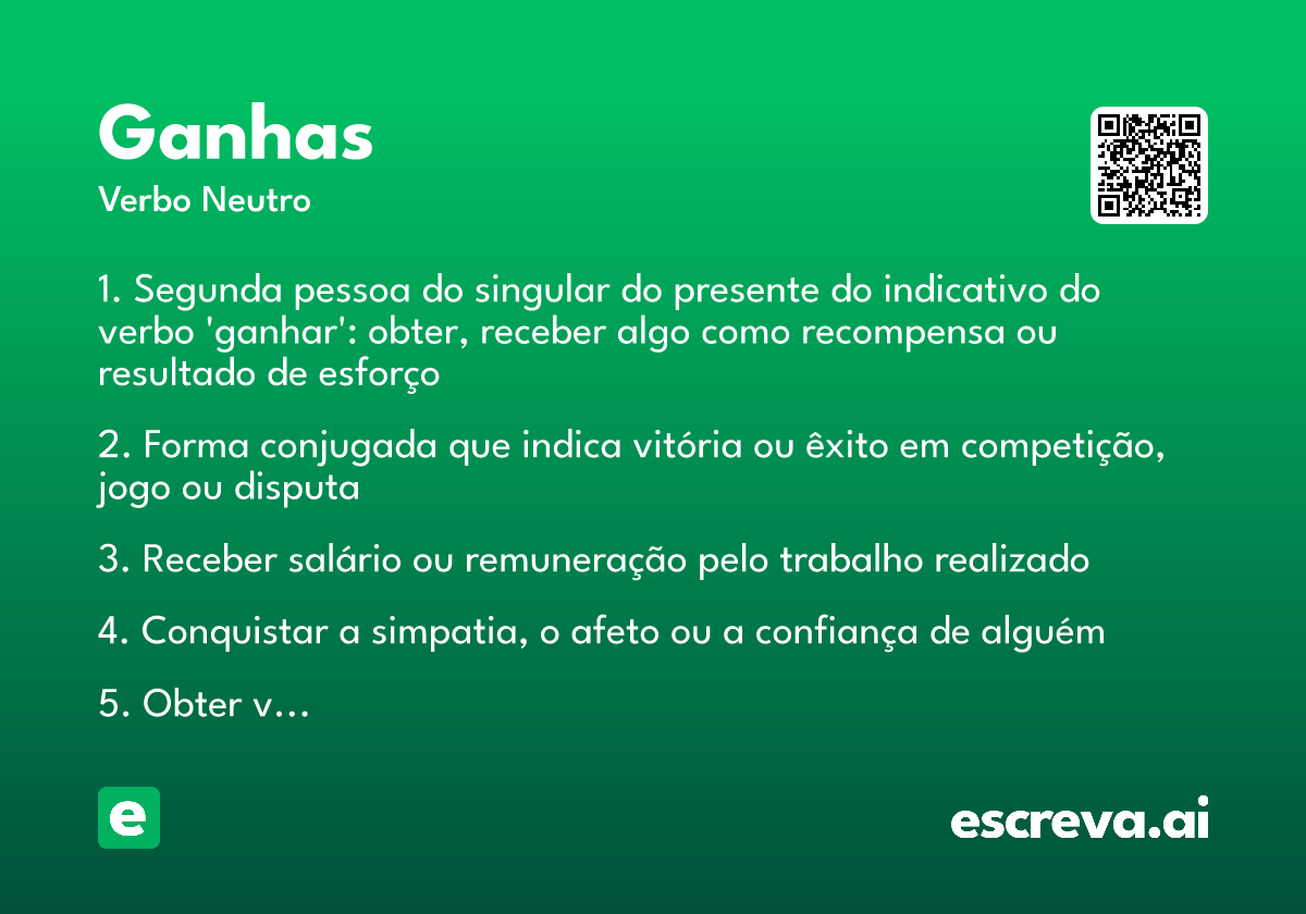ganhas