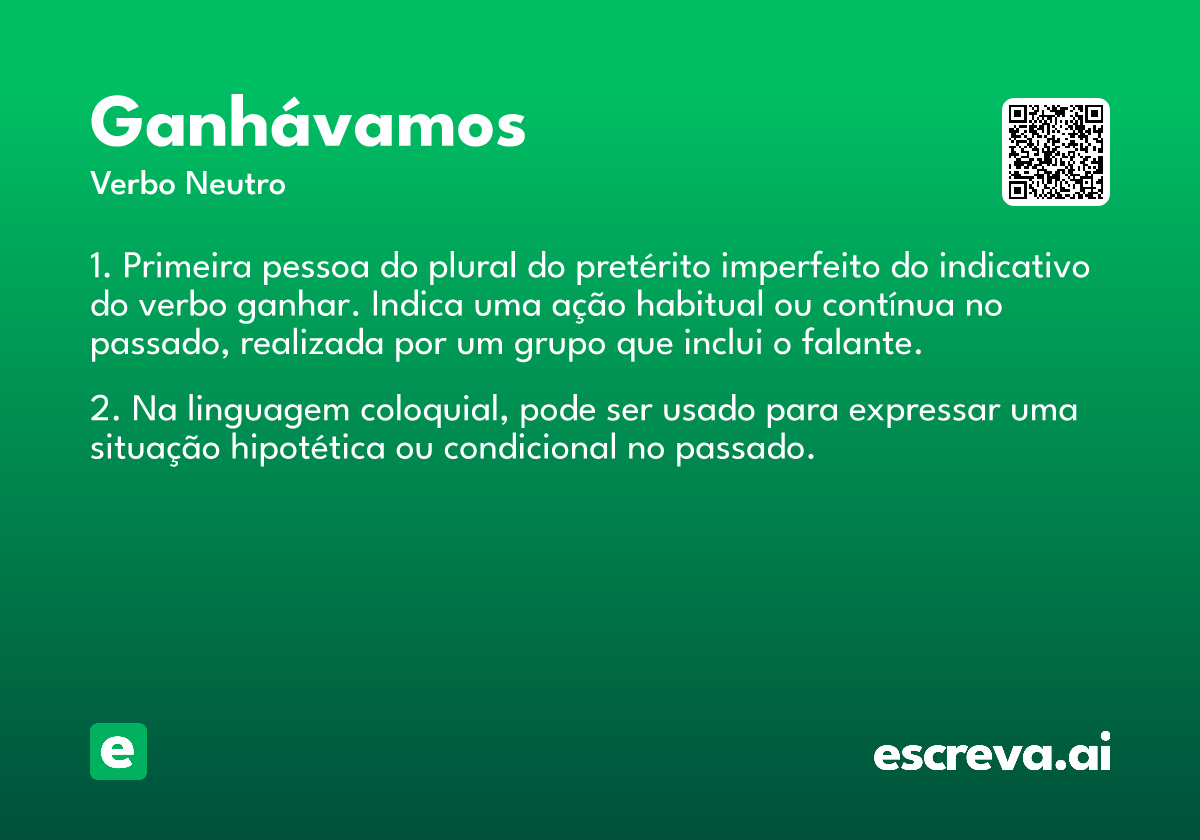 ganhávamos