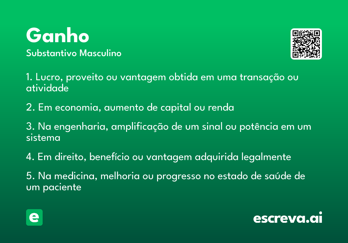 ganho
