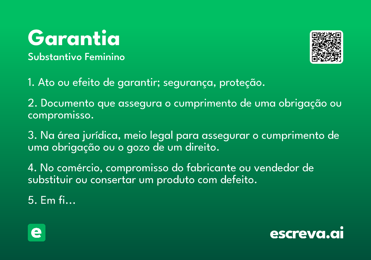 garantia