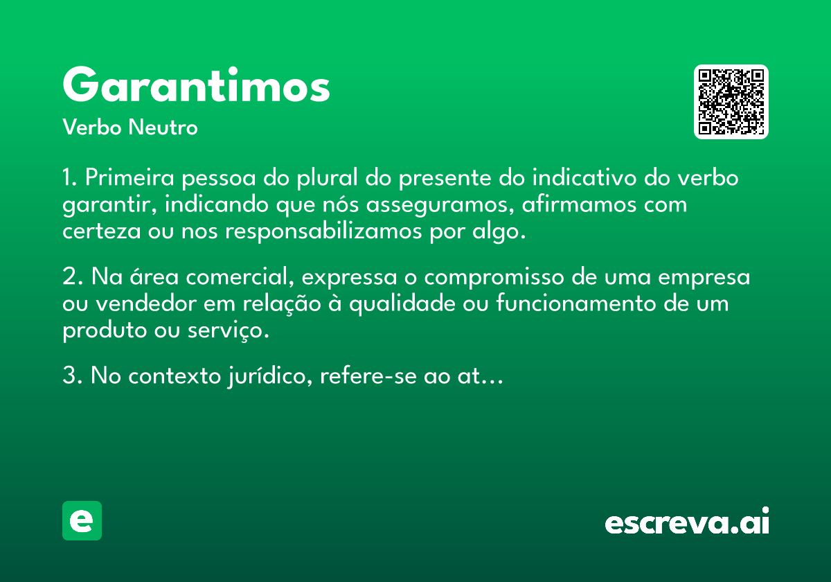 garantimos