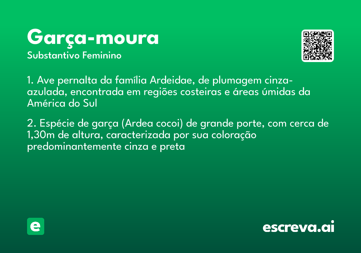 garça-moura
