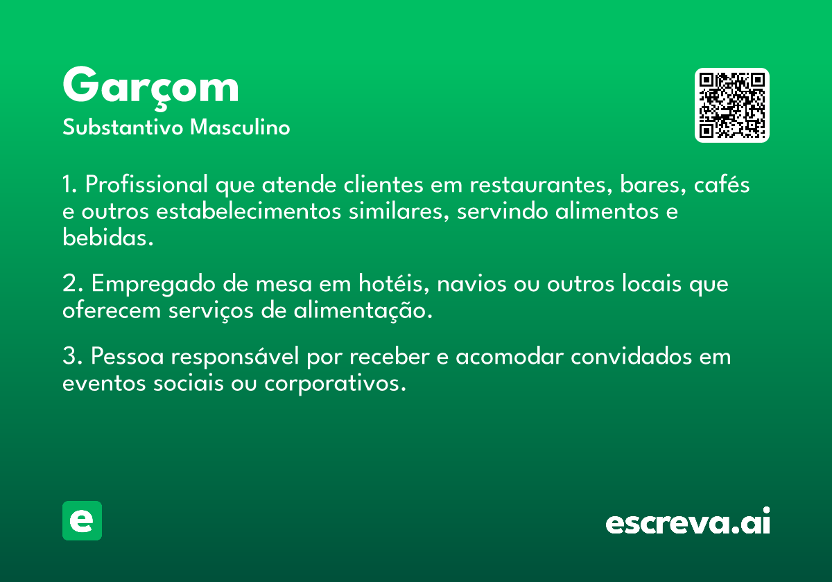 garçom