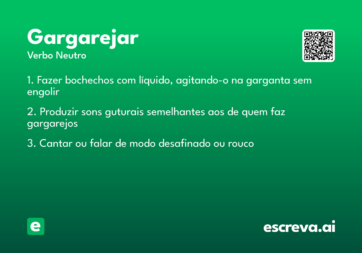 gargarejar