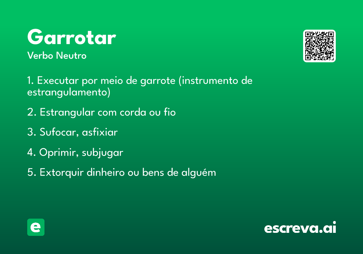 garrotar
