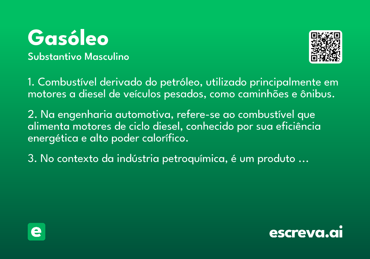gasóleo