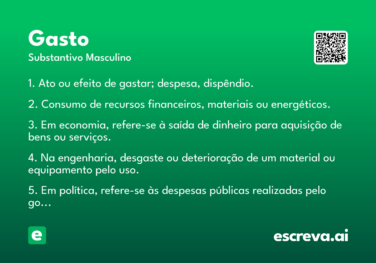 gasto