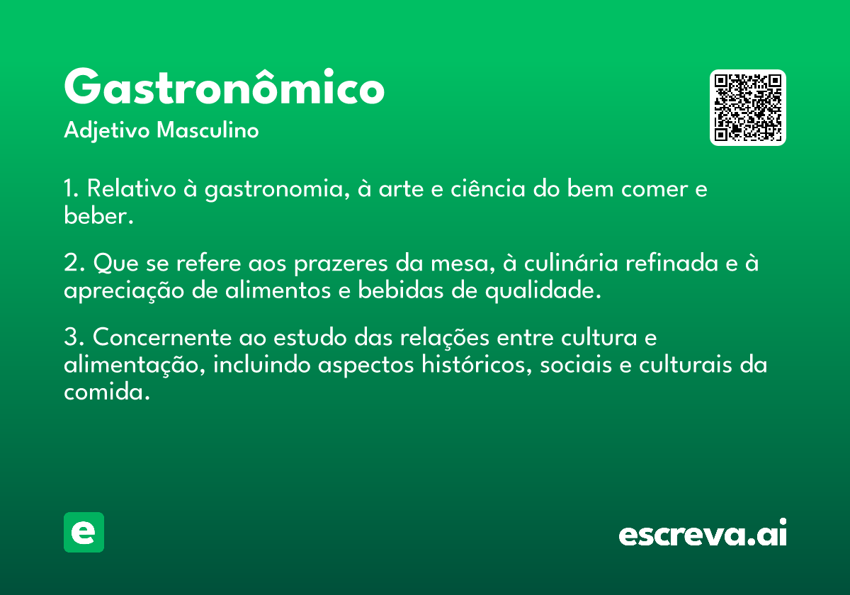 gastronômico