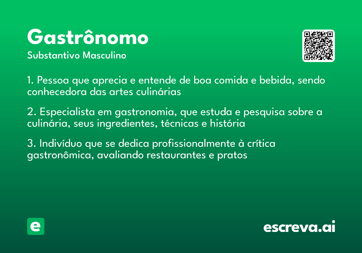 gastrônomo