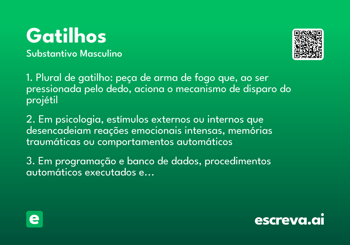 gatilhos