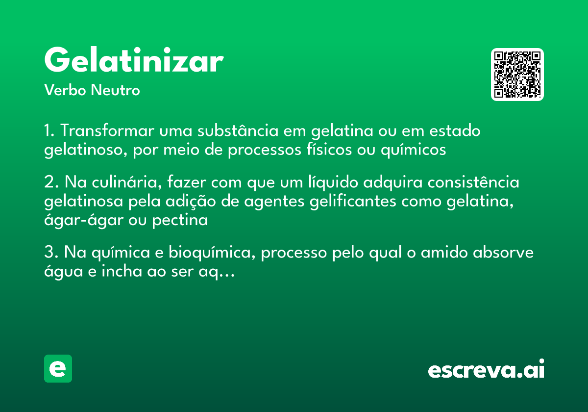 gelatinizar