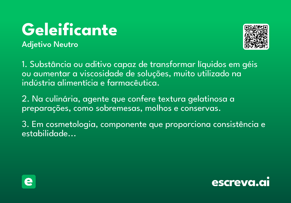 geleificante