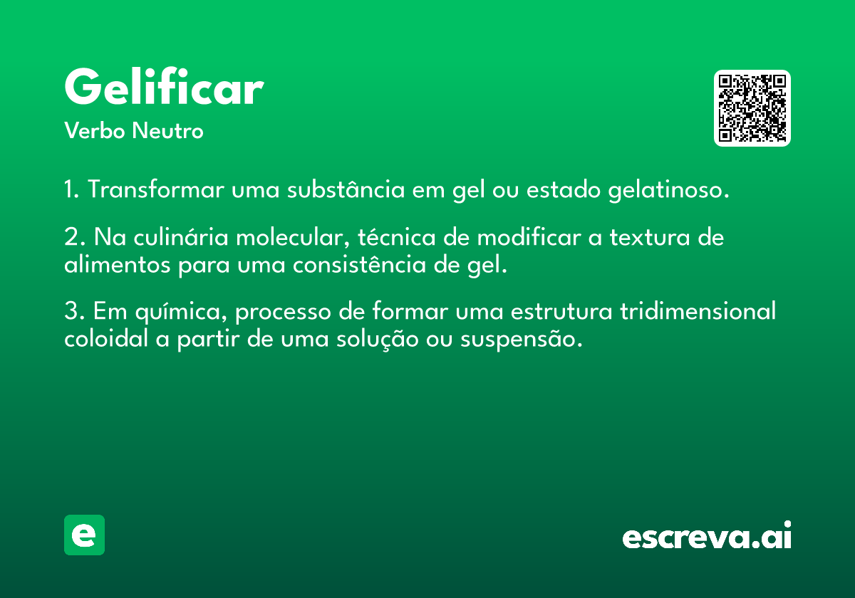 gelificar