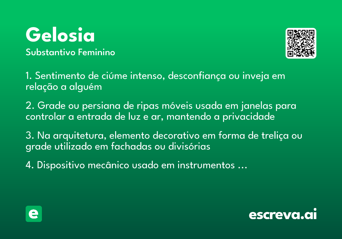 gelosia