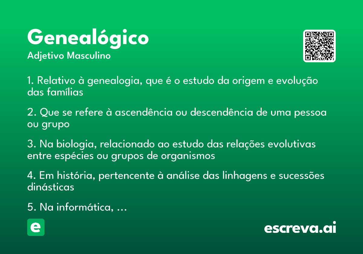genealógico