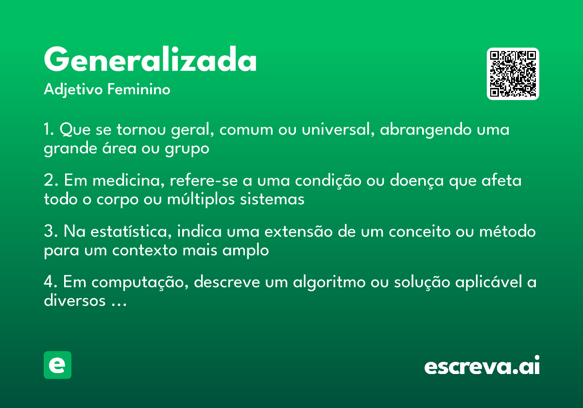 generalizada