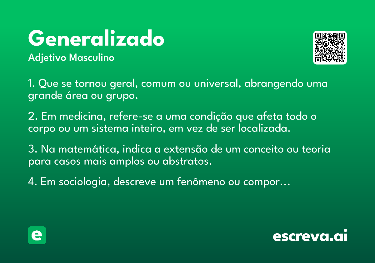 generalizado