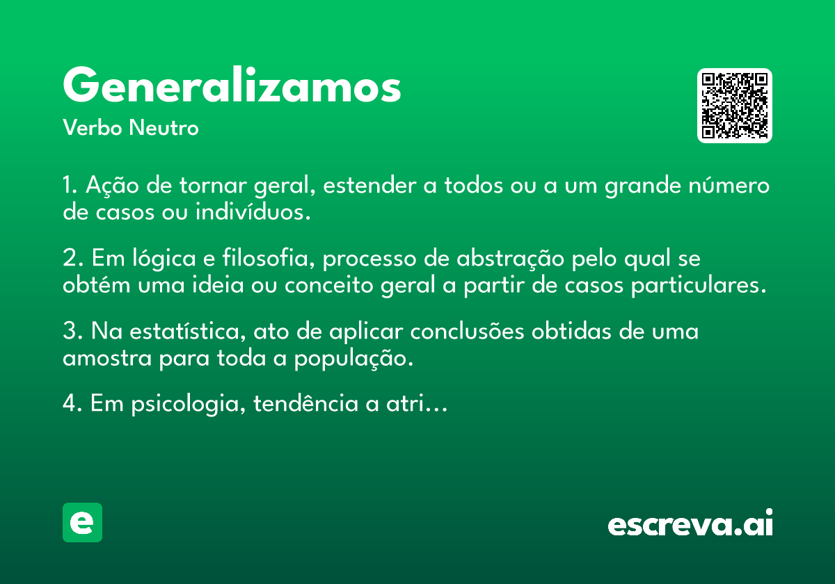 generalizamos