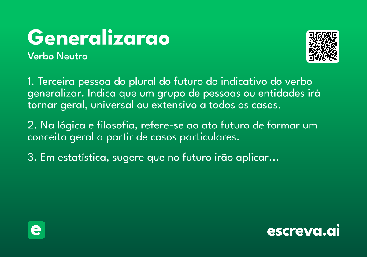 generalizarao