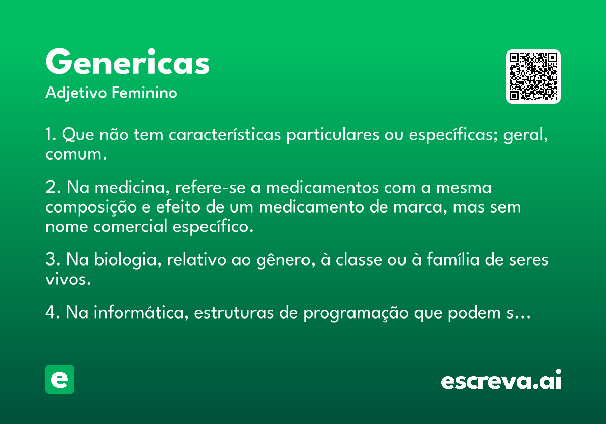 genericas