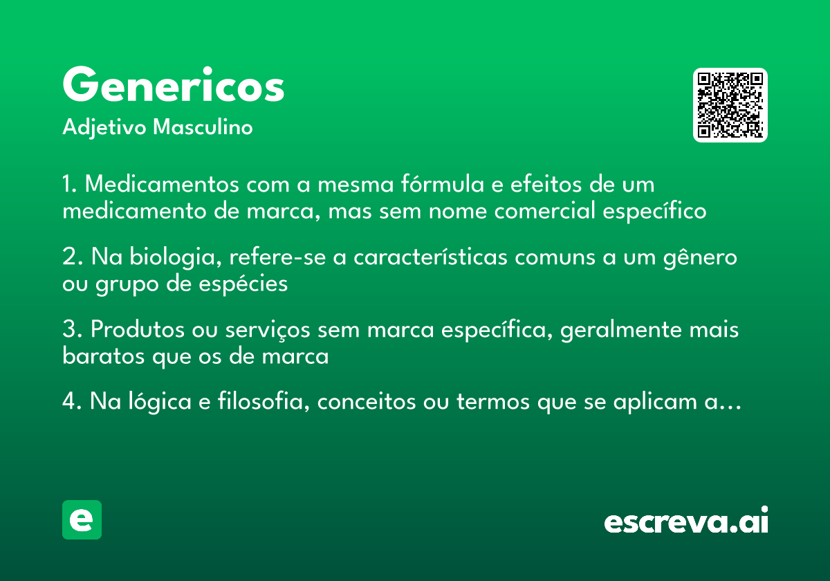 genericos