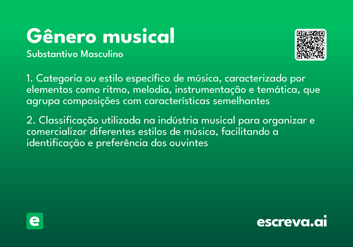 gênero musical